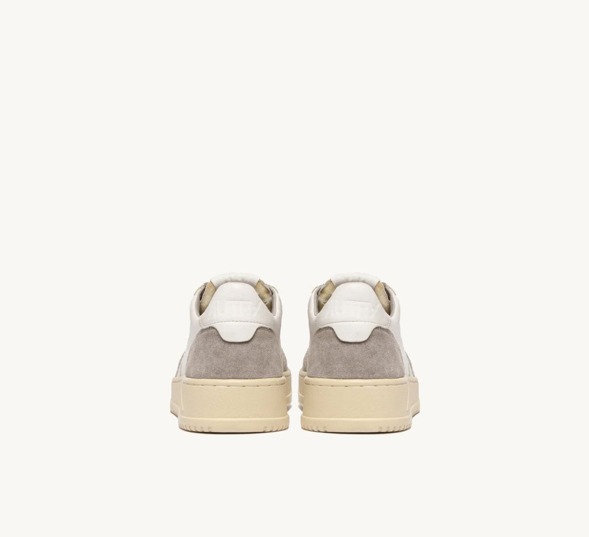 Autry Medalist Low — Bianco/Grigio